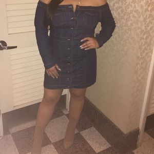 Denim dress